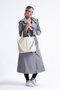 Zoozie Bags Bolso Tote de Lona Color Crema